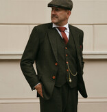 Costume sur mesure pour homme | costume 3 pièces | chevron vert | thomas shelby | peaky blinders