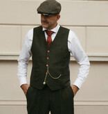Costume sur mesure pour homme | costume 3 pièces | chevron vert | thomas shelby | peaky blinders