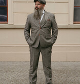Maatpak voor heren | 3-delig pak | grijs visgraat | Thomas Shelby | Peaky Blinders