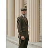 Men's tailored suit | 3-piece suit | green herringbone | Finn Shelby | Peaky Blinders