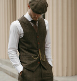 Traje sastre hombre | Traje 3 piezas | Espiga verde | Finn Shelby | Peaky Blinders