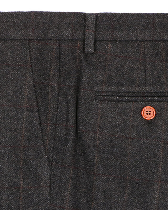 Traje sastre hombre | Traje 3 piezas | Espiga negro | Alfie Solomons | Peaky Blinders