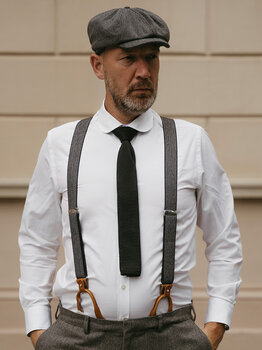 Sir Redman Corbata de punto Negro