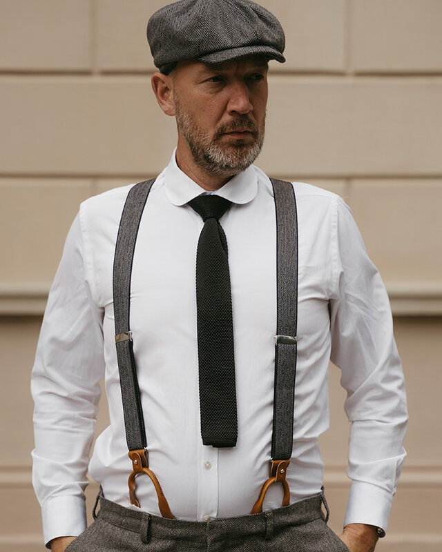 Sir Redman Luxus Krawatte | Schwarz | Gestrickt | Elegante Krawatte für Männer