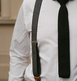 Sir Redman Corbata de lujo | Negro | Punto | Corbata elegante para hombres