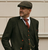 Sir Redman Luxury Tie | Rust brown | Knitted | Elegant tie for men