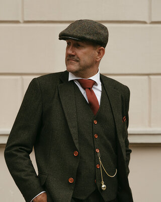 Sir Redman Gestrickte Krawatte Rostbraun