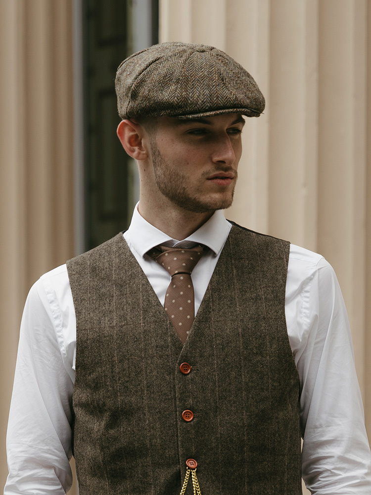 Cravate tissée | marron/taupe | Cravate élégante pour hommes Cravate tissée | marron/taupe | Cravate élégante pour hommes