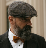 Heather Gorra Arran | Harris Tweed | 8 paneles | Gris
