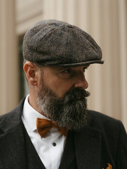 Heather Arran cap grijs