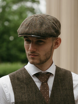 Heather Arran cap groen/bruin