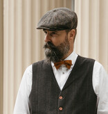 Heather Gorra Arran | Harris Tweed | 8 paneles | Gris