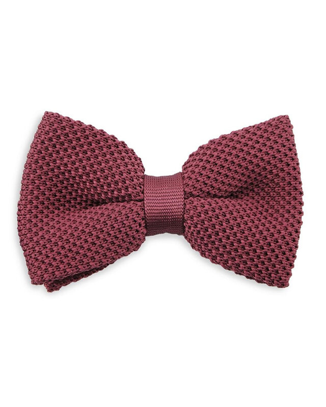 Sir Redman Luxus Fliege | Malve | Gestrickt | Elegante Fliege für Männer
