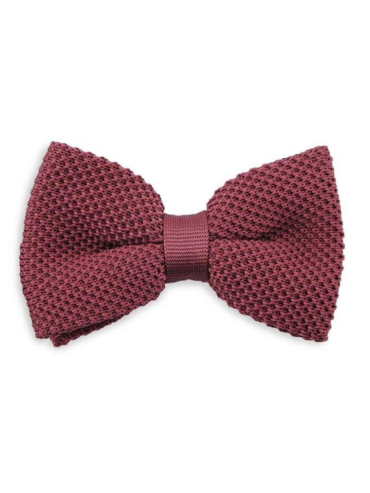 Sir Redman Luxus Fliege | Malve | Gestrickt | Elegante Fliege für Männer