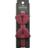 Sir Redman Luxe Vlinderdas | Mauve | Gebreid | Elegante vlinderdas voor mannen