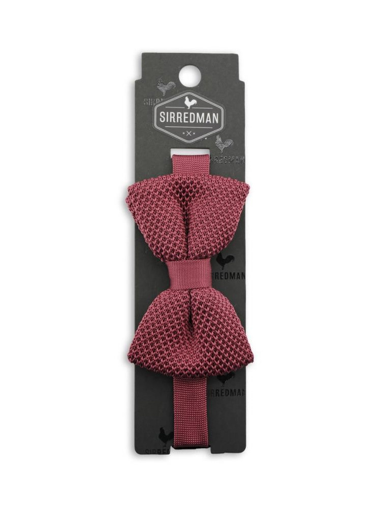 Sir Redman Luxus Fliege | Malve | Gestrickt | Elegante Fliege für Männer