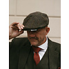Arran Cap | Harris Tweed | 8-panels | Forest Green