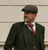 Heather Gorra Arran | Harris Tweed | 8 paneles | Verde bosque