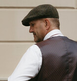 Heather Gorra Arran | Harris Tweed | 8 paneles | Verde bosque
