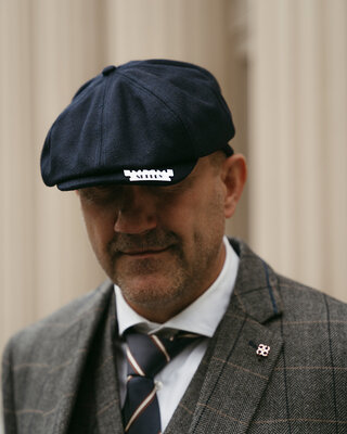 Casquette Shelby Bleu ressentie