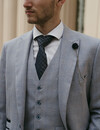 Cavani Caridi | Blazer | Sky Blue | Prince of Wales check