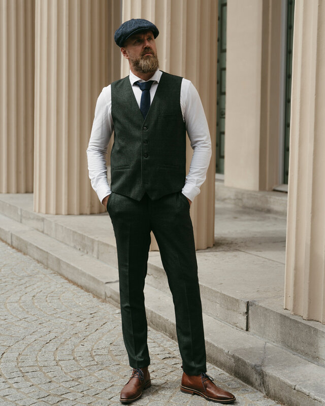 Cavani Caridi | Blazer | Green | Prince of Wales check