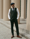 Cavani Caridi | Trousers | Green | Prince of Wales check