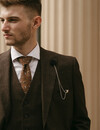 Cavani Caridi | Blazer | Brown | Prince of Wales check