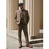 Albert Colbert | Bruin | Visgraat Overcheck