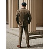 Albert Pantalon | Bruin | Visgraat Overcheck