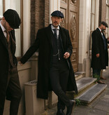 Abrigo largo de lana | Negro | Hombre | Estilo años 20 | Peaky Blinders