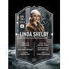 Linda Shelby | Ultimate Card | Plexiglas Bord | Peaky Blinders
