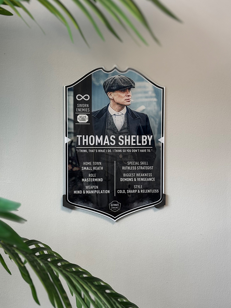 Thomas Shelby | Ultimate Card | Feuille Acrylique | Peaky Blinders