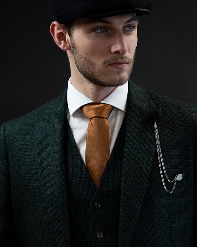 Sir Redman Classic Tie | Cognac | Elegant tie for men