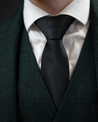 Sir Redman Stropdas Zwart Classic