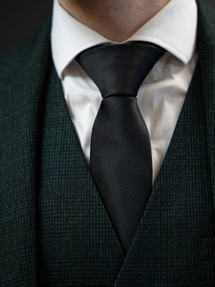 Sir Redman Corbata Clasica | Negro | Corbata elegante para hombres