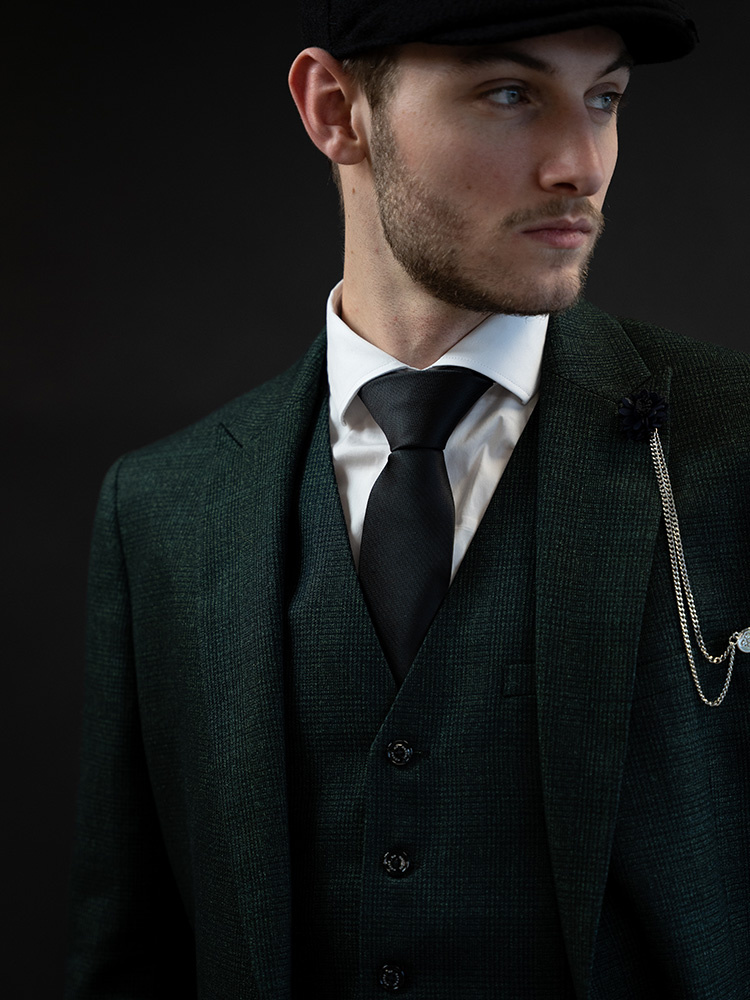 Sir Redman Cravate classique | Noir | Cravate élégante pour homme