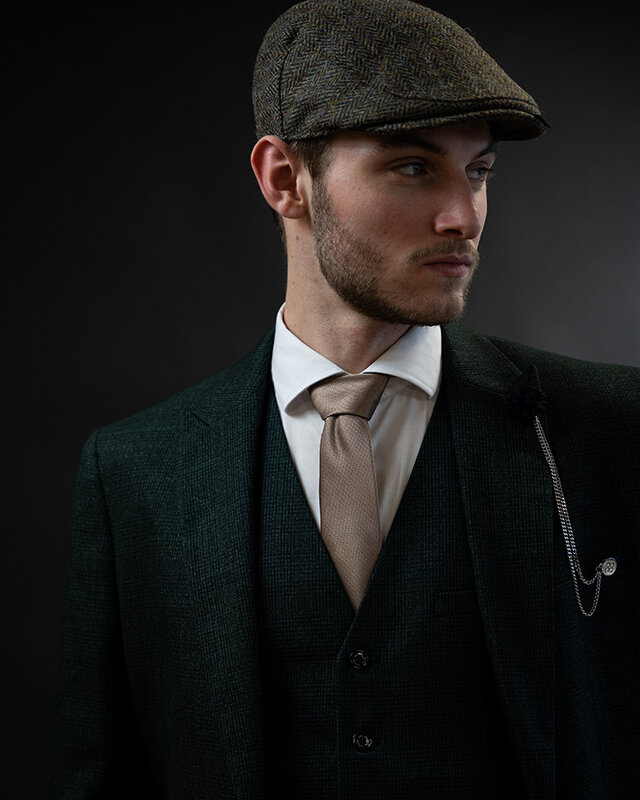 Sir Redman Klassische Krawatte | Taupe | Elegante Krawatte für Männer