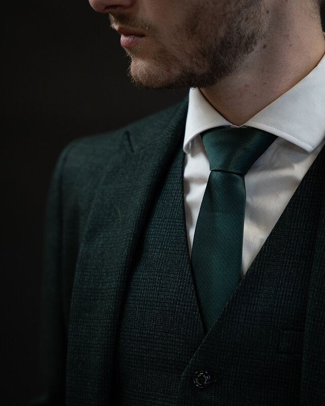 Sir Redman Classic Tie | Green | Elegant tie for men