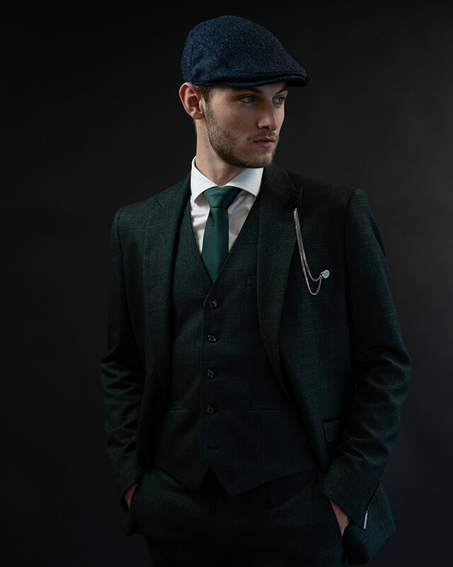 Sir Redman Klassische Krawatte | Grün | Elegante Krawatte für Männer