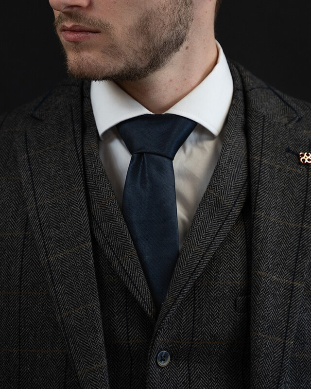 Sir Redman Corbata Clasica | Azul | Corbata elegante para hombres