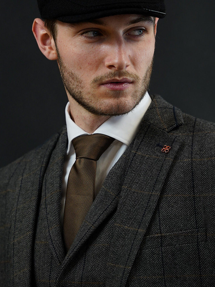 Sir Redman Classic Stropdas | Bruin | Elegante stropdas voor mannen