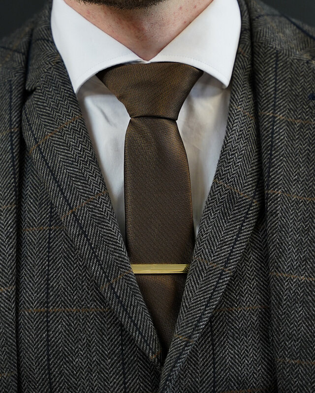 Sir Redman Corbata Clasica | Marrón | Corbata elegante para hombres