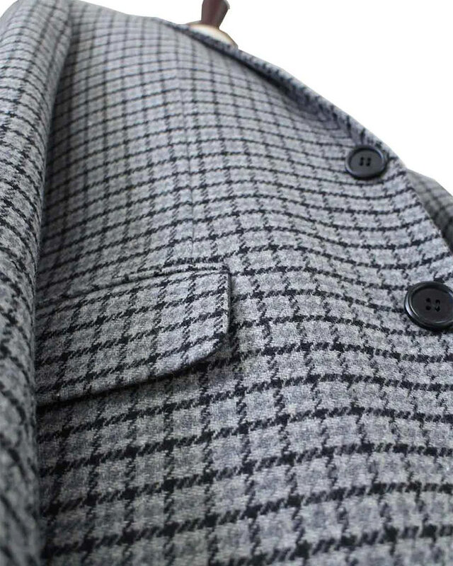 Men's tailored suit | 3-piece suit | grey Pied-de-poule | Finn Shelby | Peaky Blinders