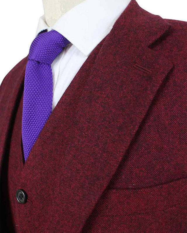Men's tailored suit | 3-piece suit | red barleycorn | Scudboat | Peaky Blinders
