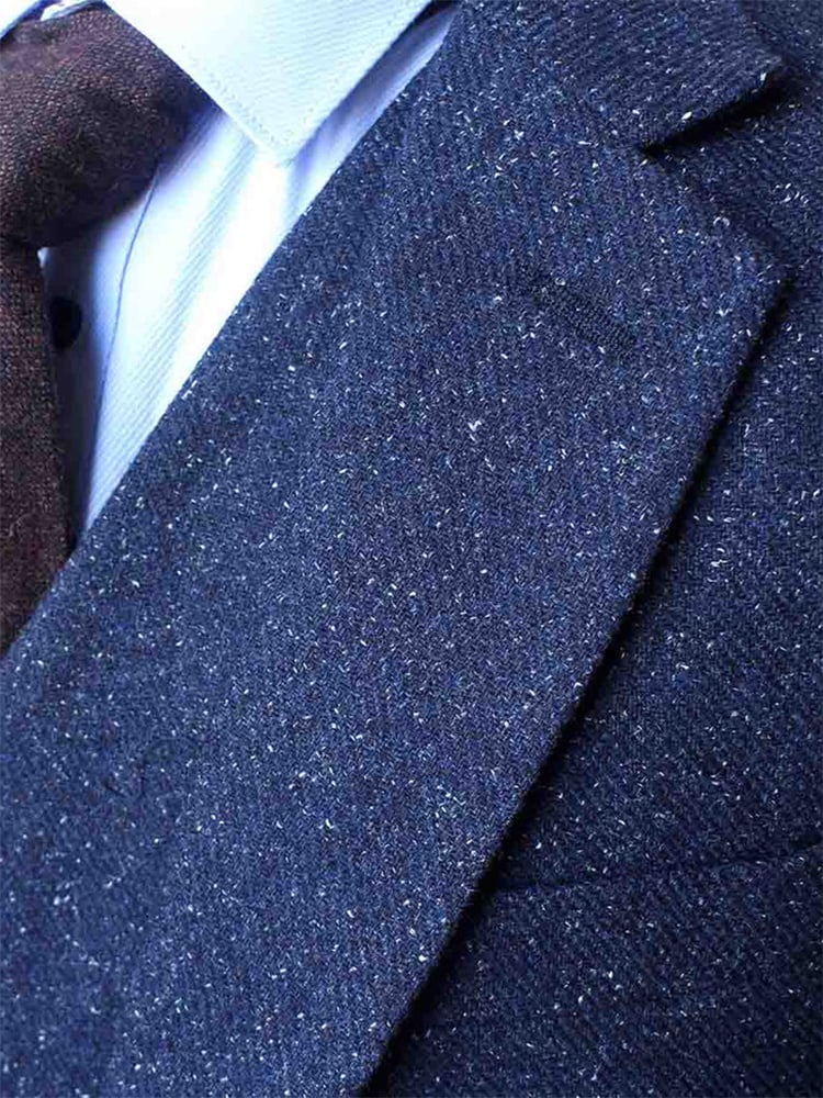 3-piece tweed suit  Classic Navy Speckle