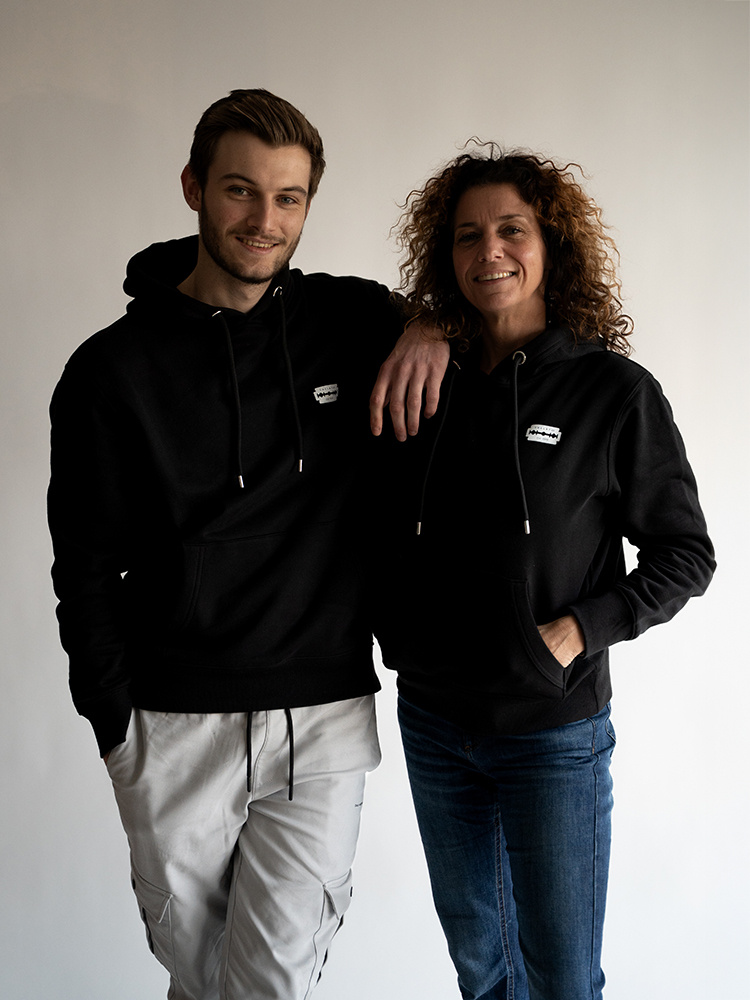 Sudadera con capucha Peaky Blinders Heartbreaker – “I Warn You” Negro