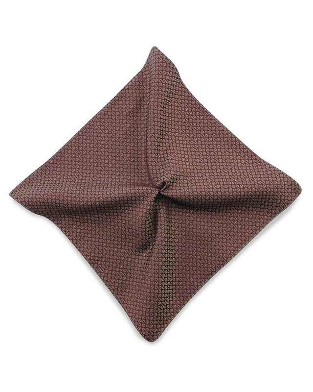 Sir Redman Mouchoir de poche de luxe | Bordeaux/cognac/blue clair | pour homme | Peaky Blinders