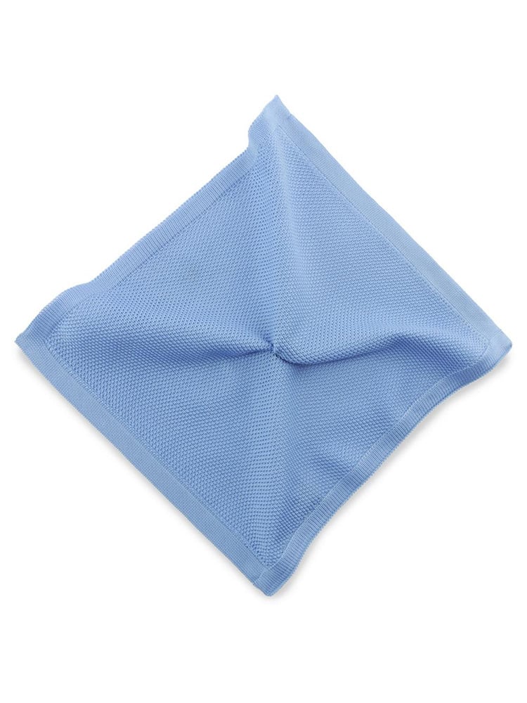 Sir Redman Pochette tricotée luxueuse | Bleu clair | tricotée | pour hommes