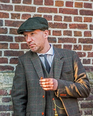 Tweed Suit Green Tattersall